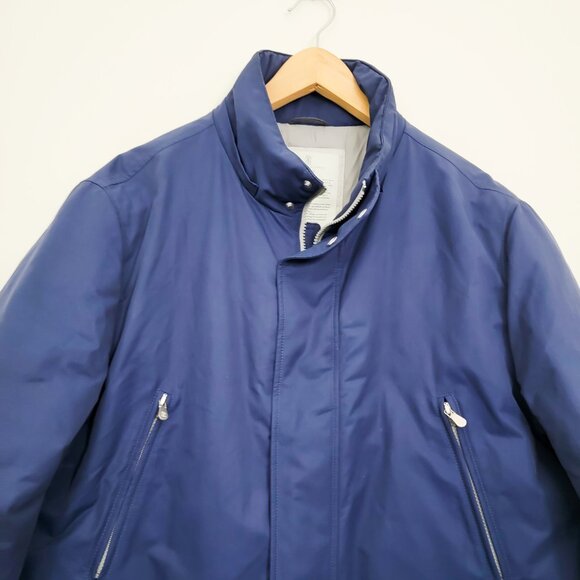 Brunello Cucinelli Padded Nylon Parka in Blue XL - Picture 3 of 15